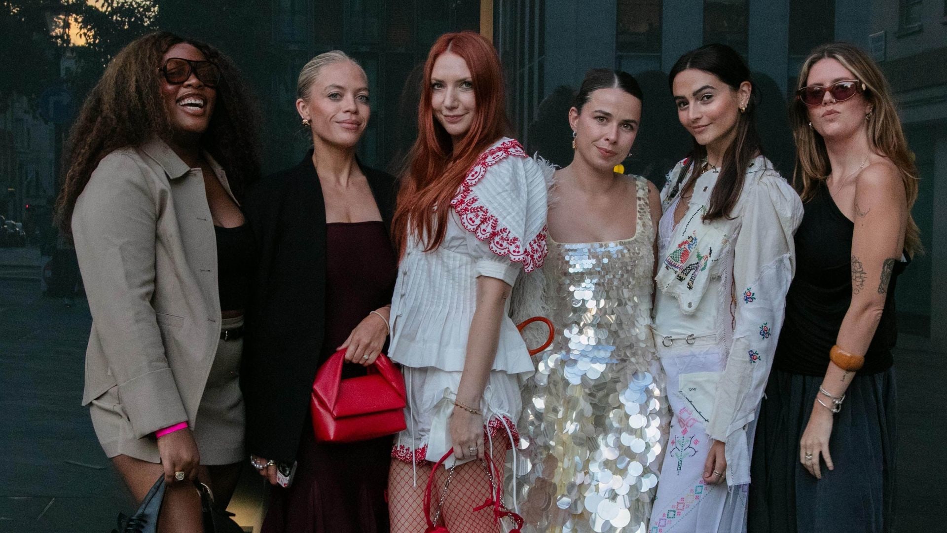 The H! Fashion team (left to right) Aaliyah Harry, Lauren Ramsay, Clare Pennington, Orion Scott, Tania Leslau, Molly Saunders