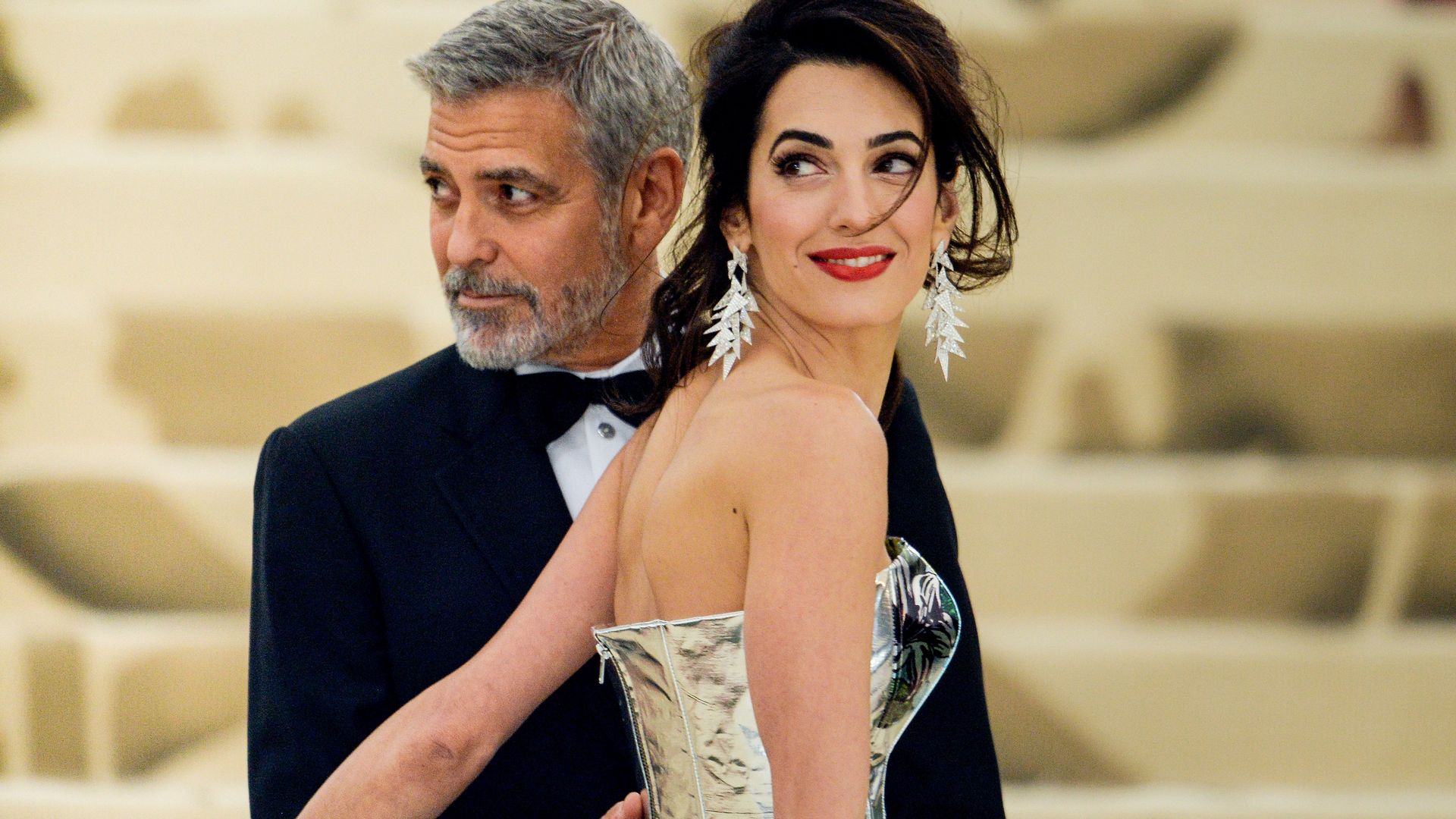 George and Amal at the Met Gala