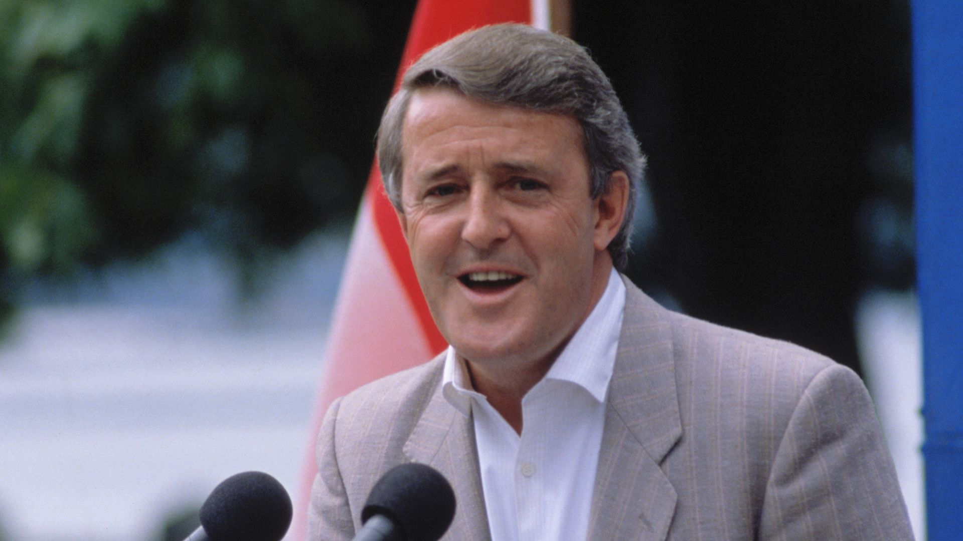 Canadian Prime Minister Brian Mulroney 