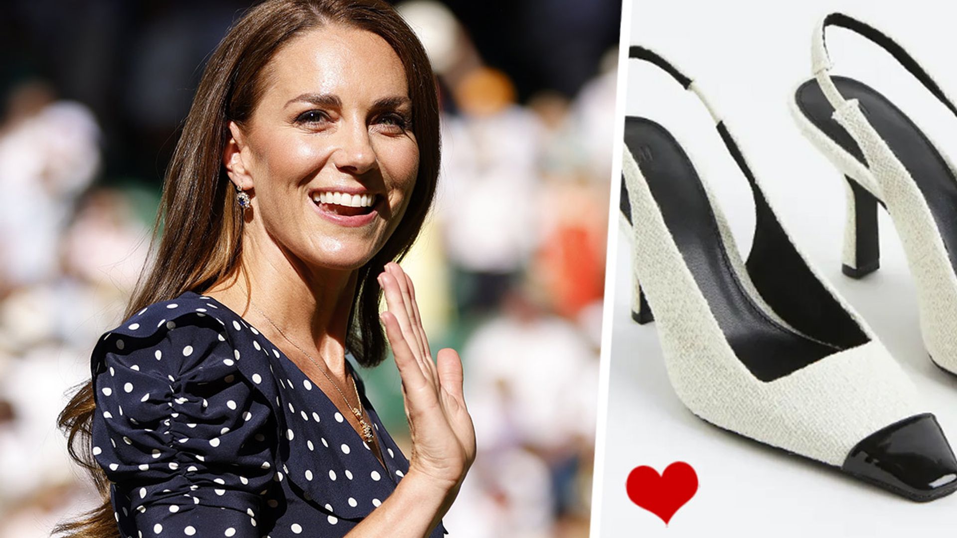 H&M’s £34.99 dupe of Kate Middleton's Wimbledon slingback shoes will ...