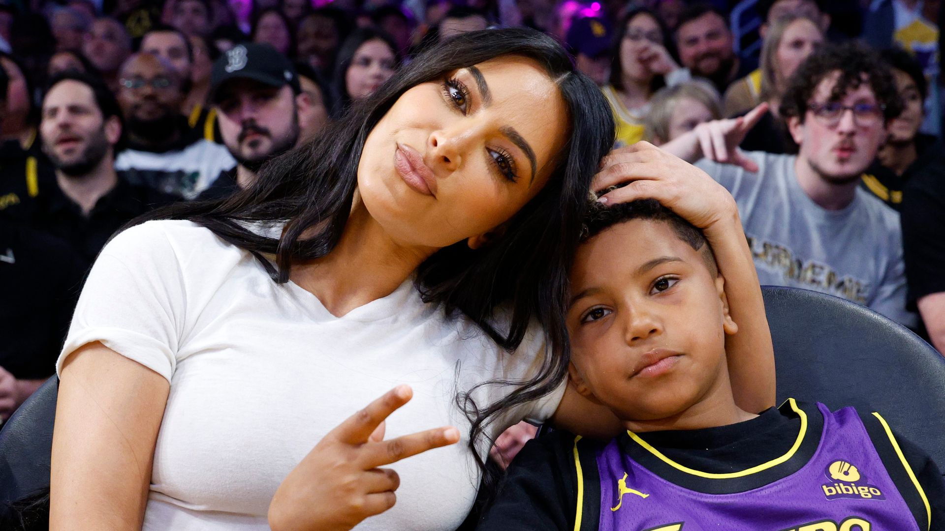 Kim Kardashian's switch up on eight-year-old son sparks fan reaction