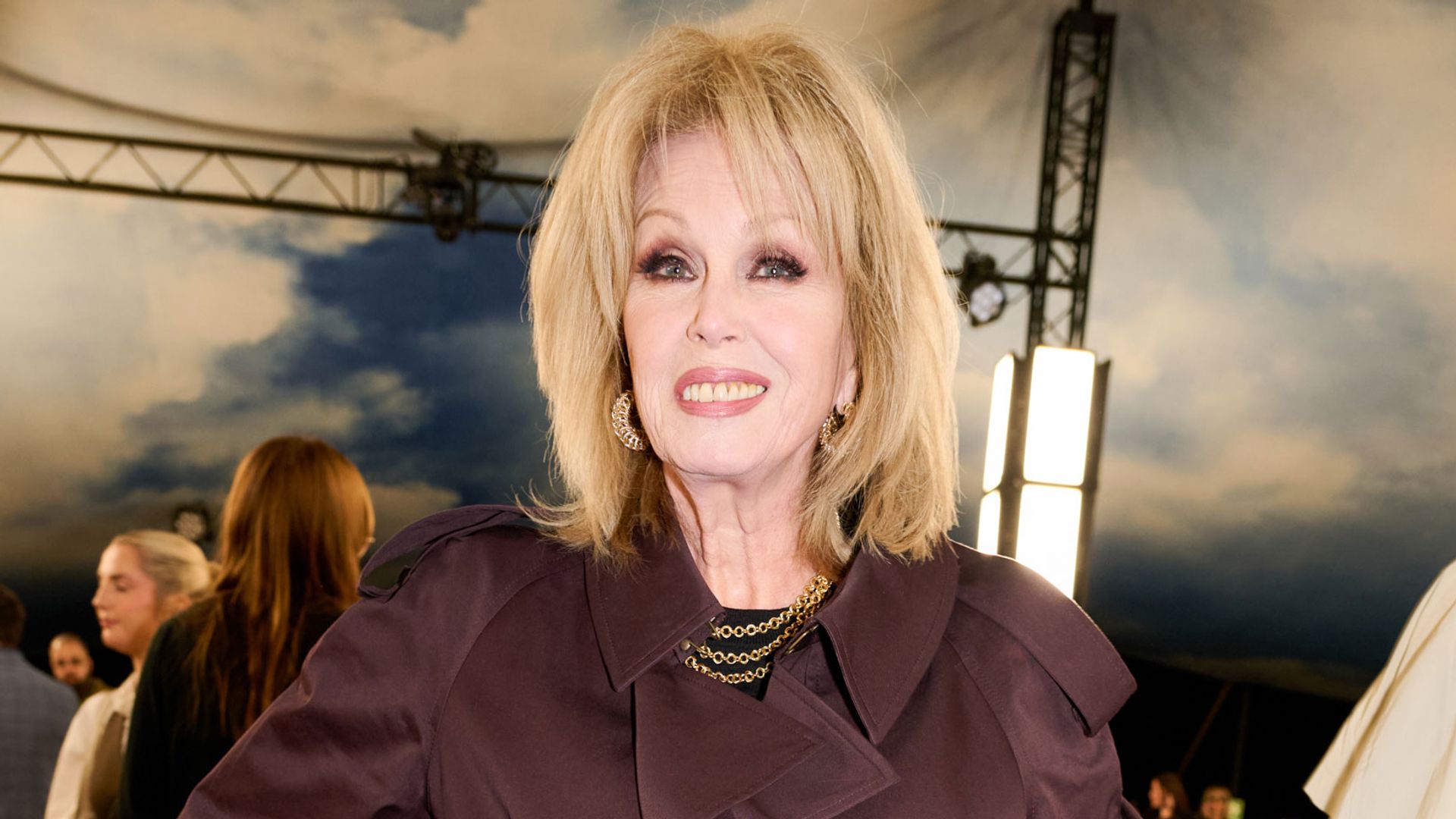 Joanna Lumley at Burberry SS26