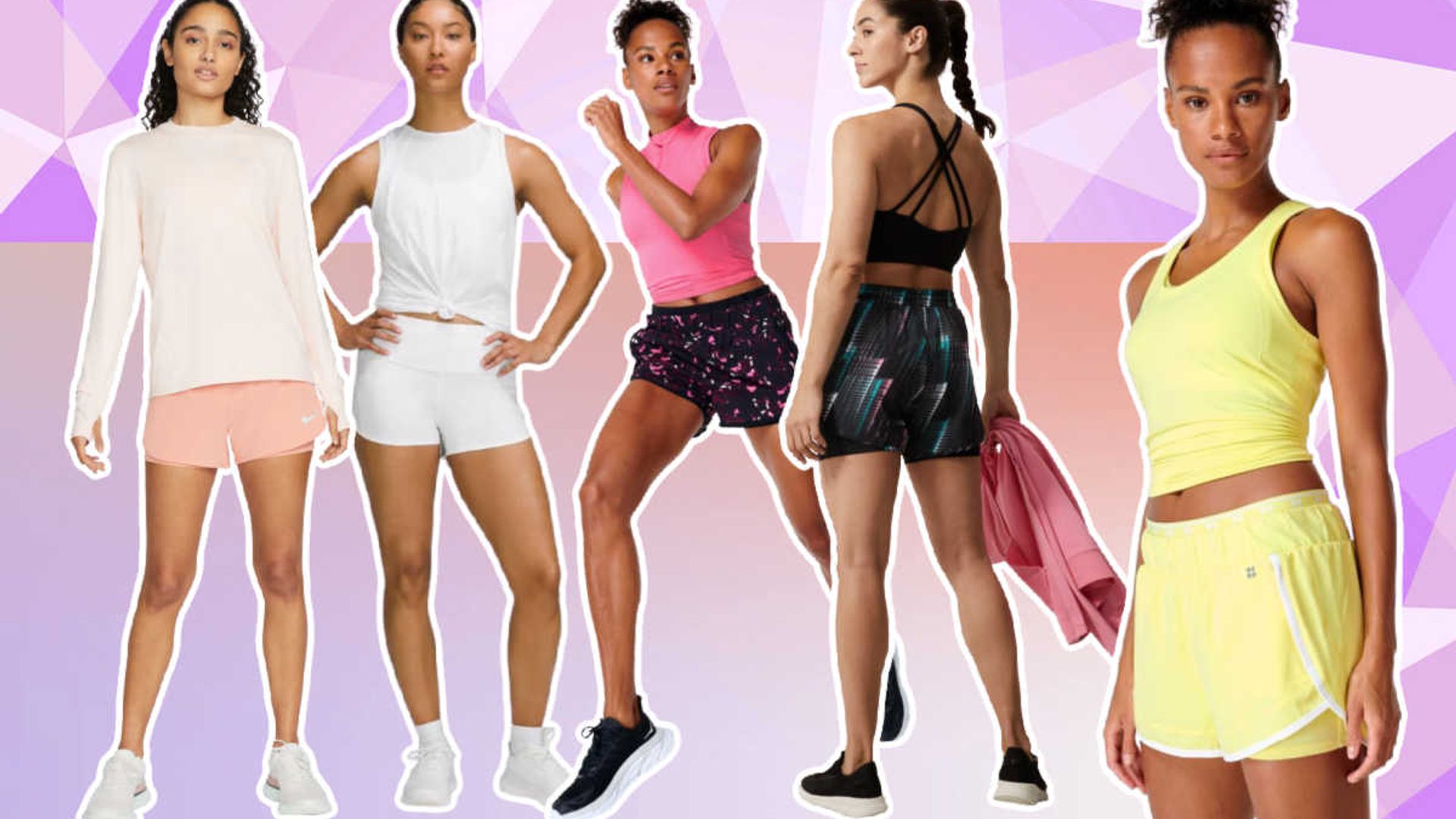 2022 New Elastic Sweat Absorbing Sexy Sleeveless Vest Shorts Women