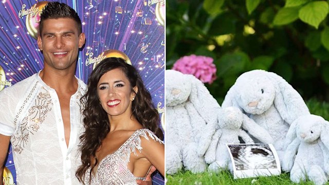 aljaz skorjanec janette manrara baby scan