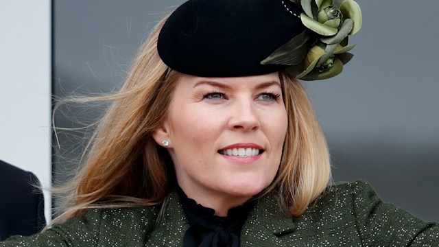 Autumn Phillips attends day 1 'Champion Day' of the Cheltenham Festival 2020 at Cheltenham Racecourse on March 10, 2020 in Cheltenham, England.