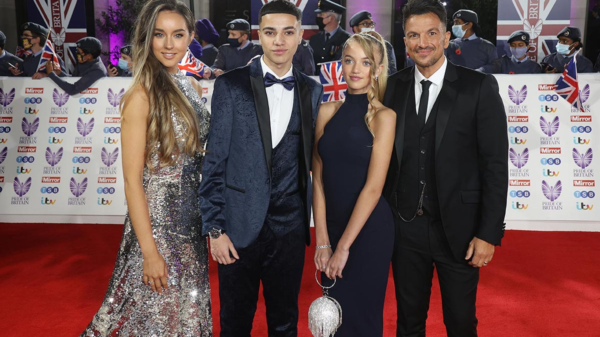 peter andre family pride of britain