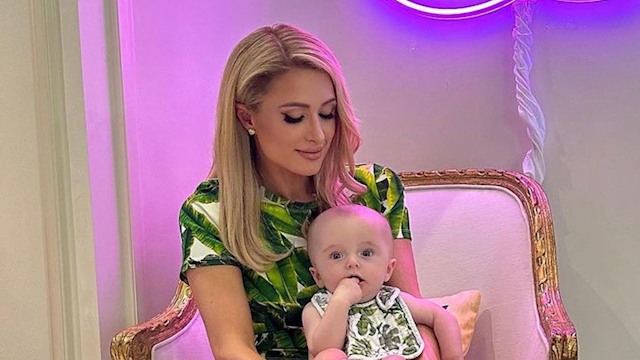 Paris Hilton and son Phoenix