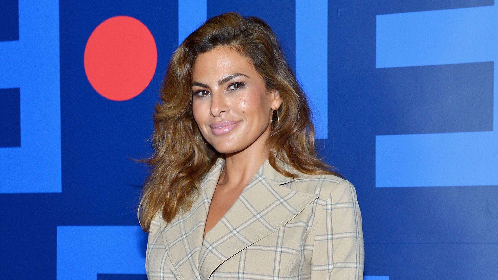 Eva Mendes attends New York & Company Fall Holiday 2018 Fashion Show at The Palace Theatre on September 13, 2018 in Los Angeles, California