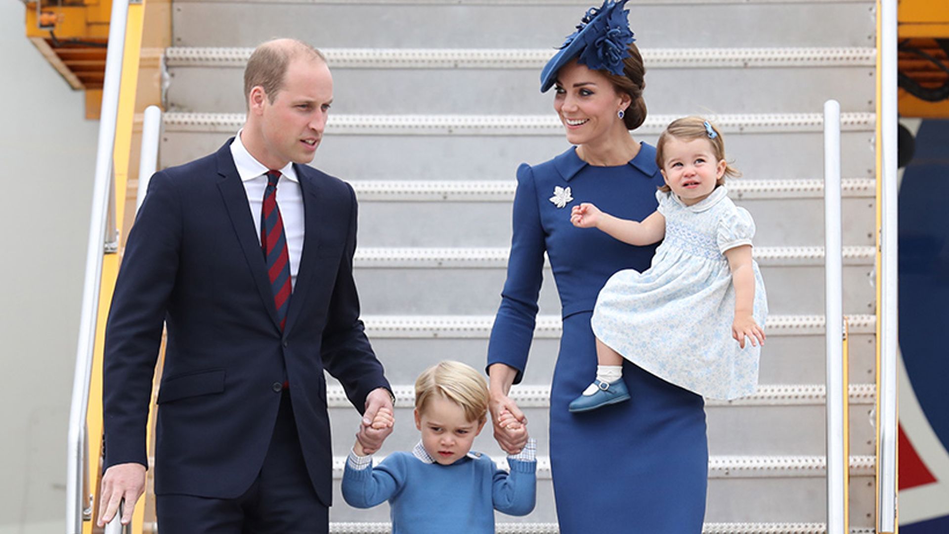 William and Kate pictured with children George and Charlotte in candid new family photo