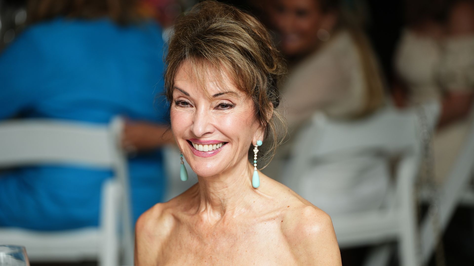 Susan Lucci, 77, enjoys ‘perfect summer evening’ in white ultra-mini dress