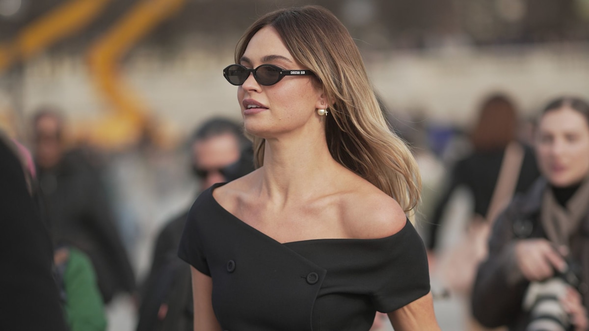 Lily James says bandeau bikinis are back in goddess-tier swimwear