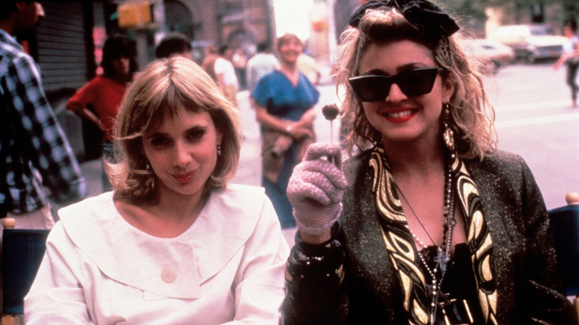 Madonna and Rosanna in Desperately Seeking Susan