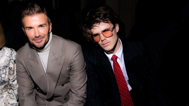 david and cruz beckham in suits