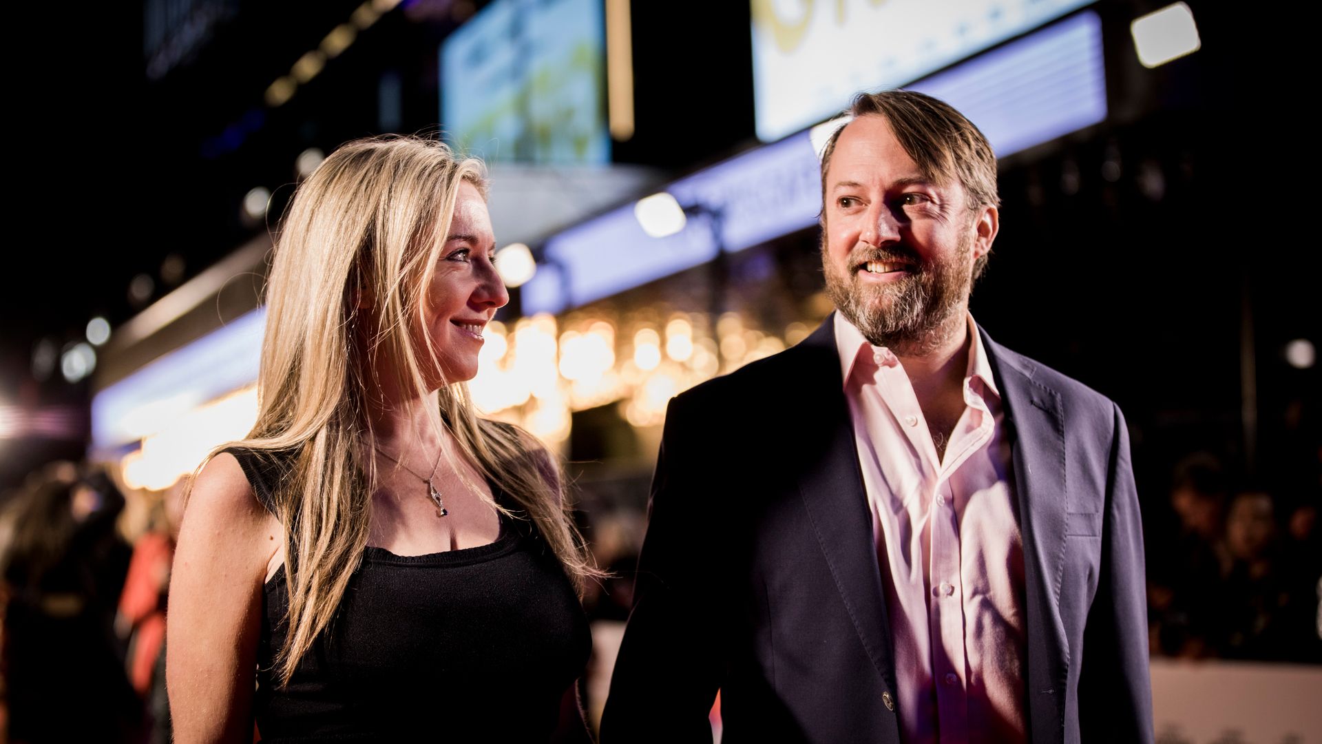 couple at film premiere