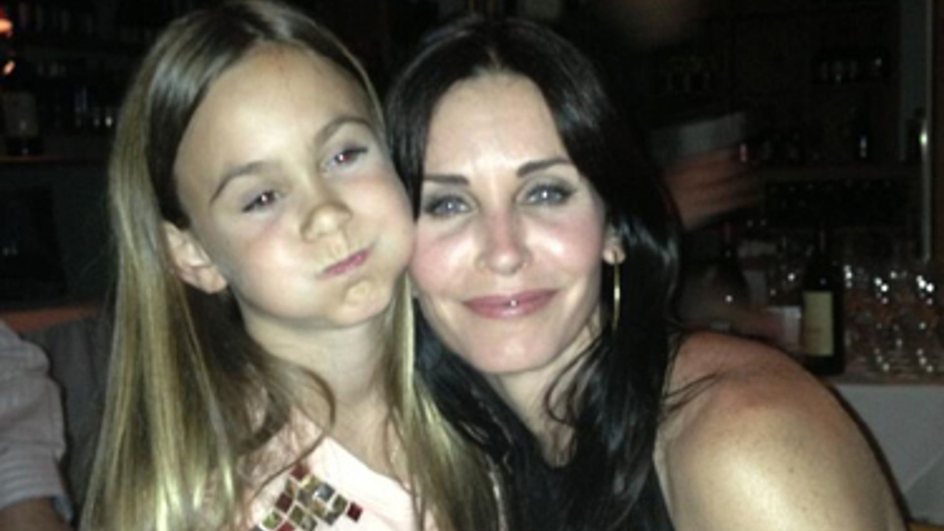Courteney Cox poses with adorable daughter