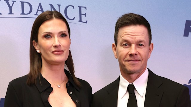 Rhea Durham (L) and Mark Wahlberg attend the World Premiere of Apple Original Film's "The Family Plan" at The Chelsea at The Cosmopolitan of Las Vegas on December 13, 2023 in Las Vegas, Nevada. "The Family Plan" premieres globally on Apple TV+ on Friday, December 15, 2023.