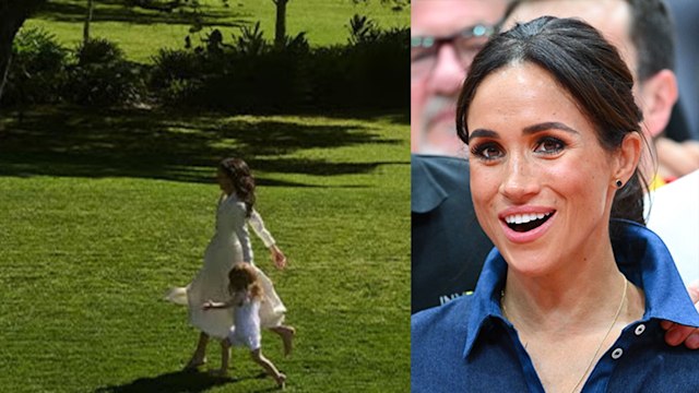 Meghan Markle and daughter Lilibet