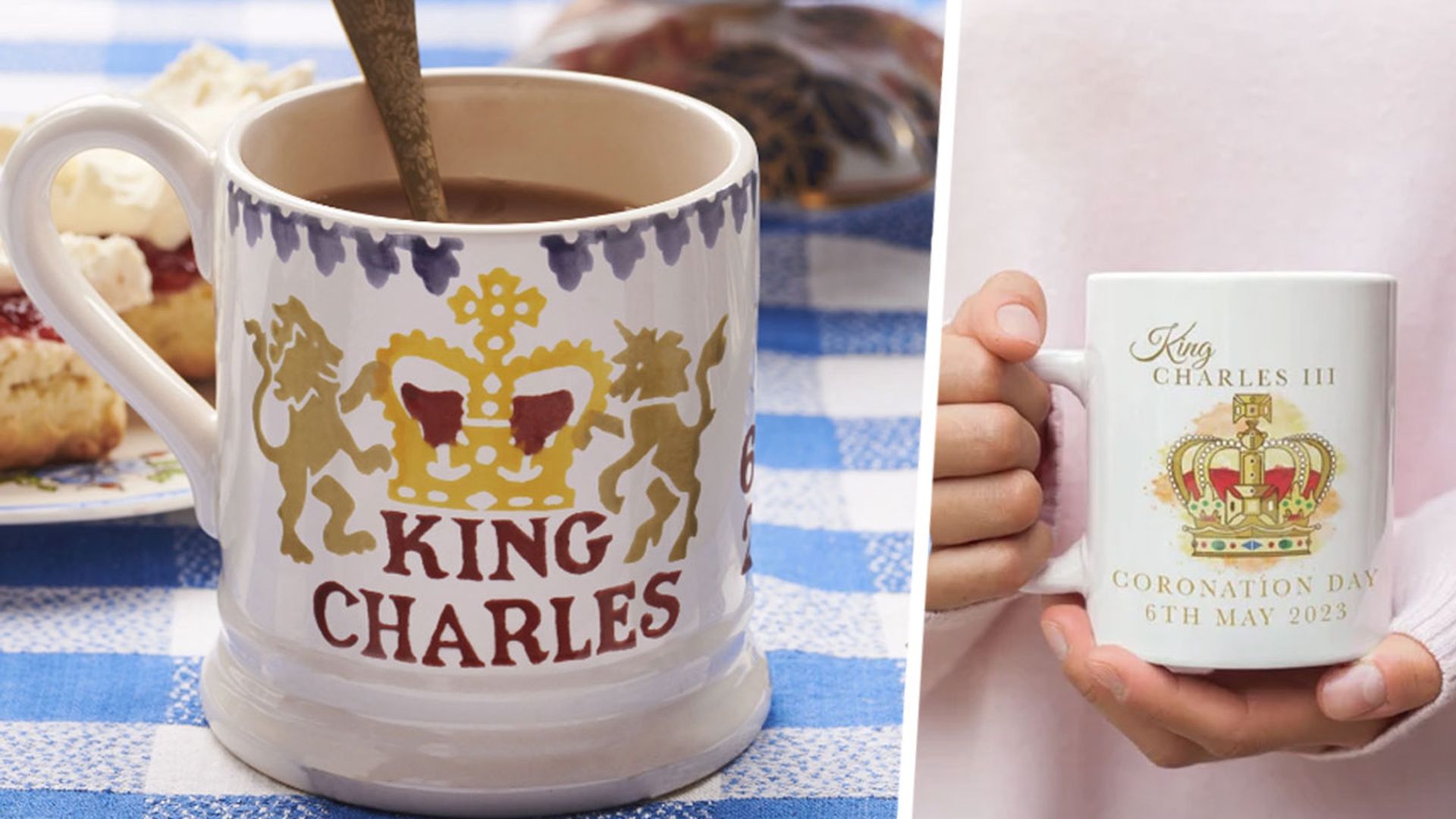 king charles coronation mugs