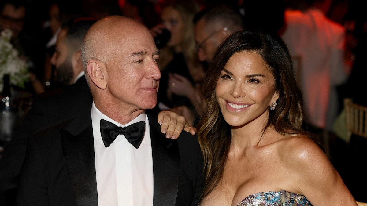 Lauren Sánchez and Jeff Bezos look so loved up on glamorous Cannes date night as wedding day approaches