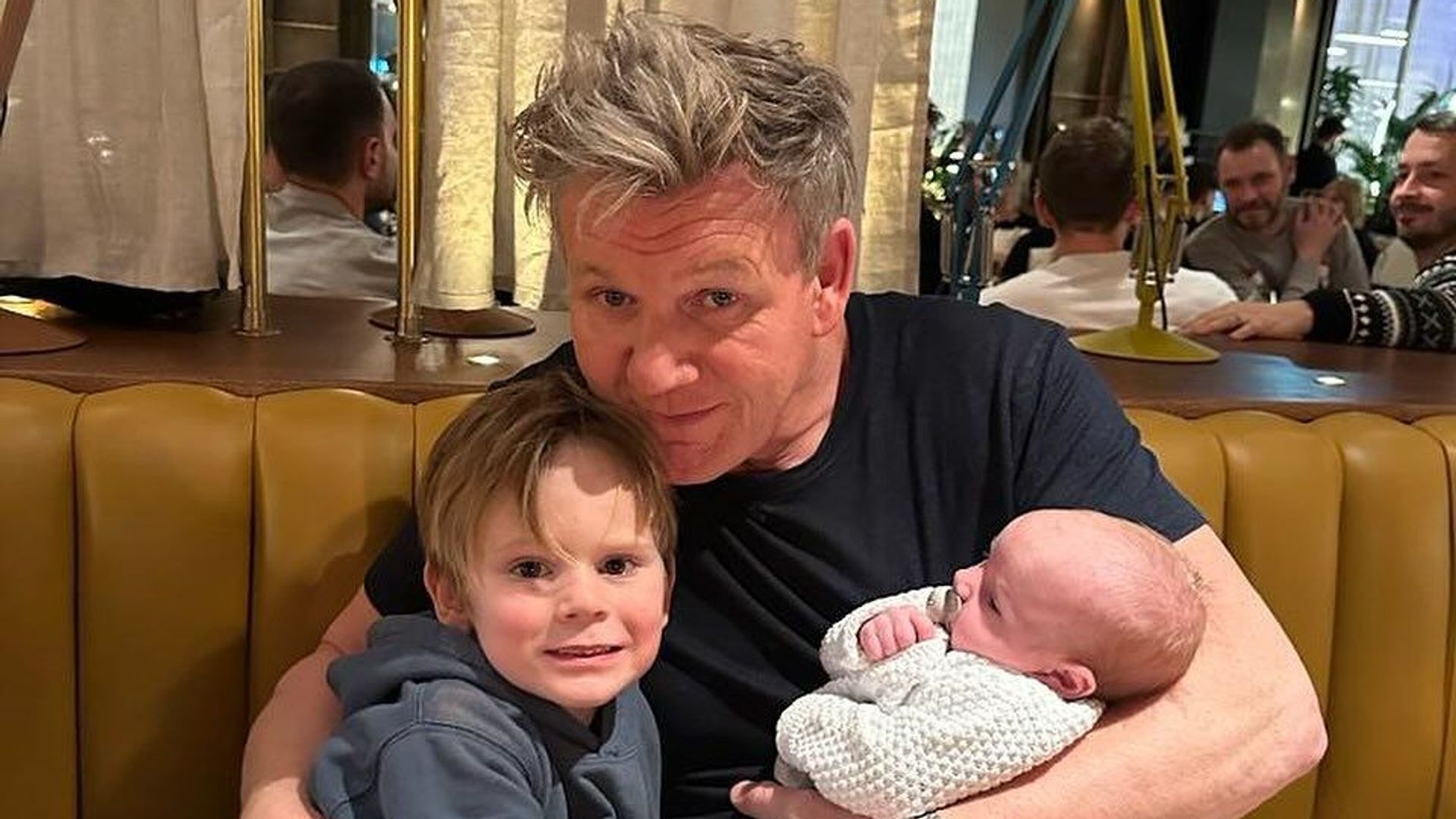 Gordon Ramsay beams alongside adorable son Jesse - and the likeness is uncanny