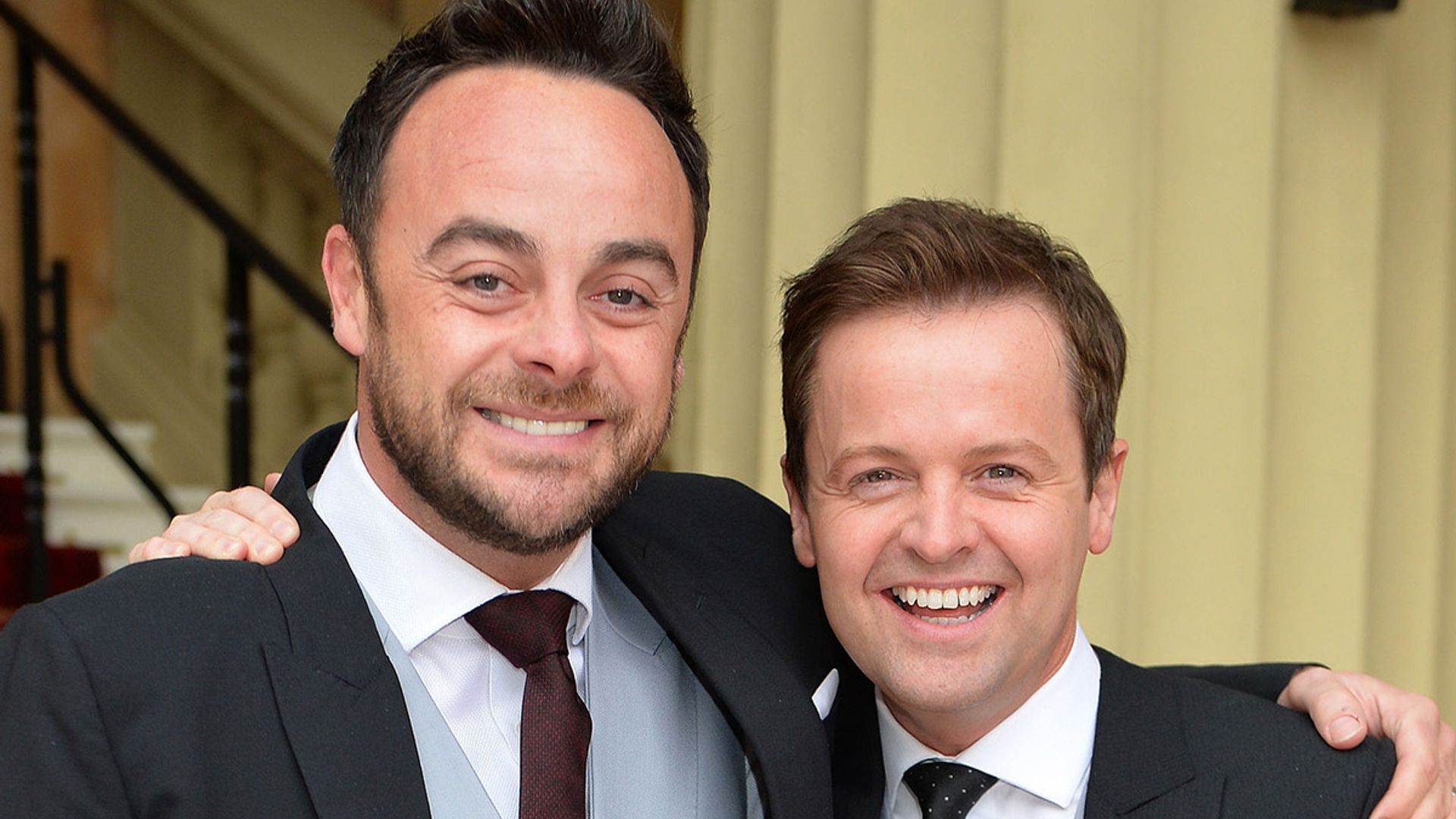 ant and dec smile at camera 
