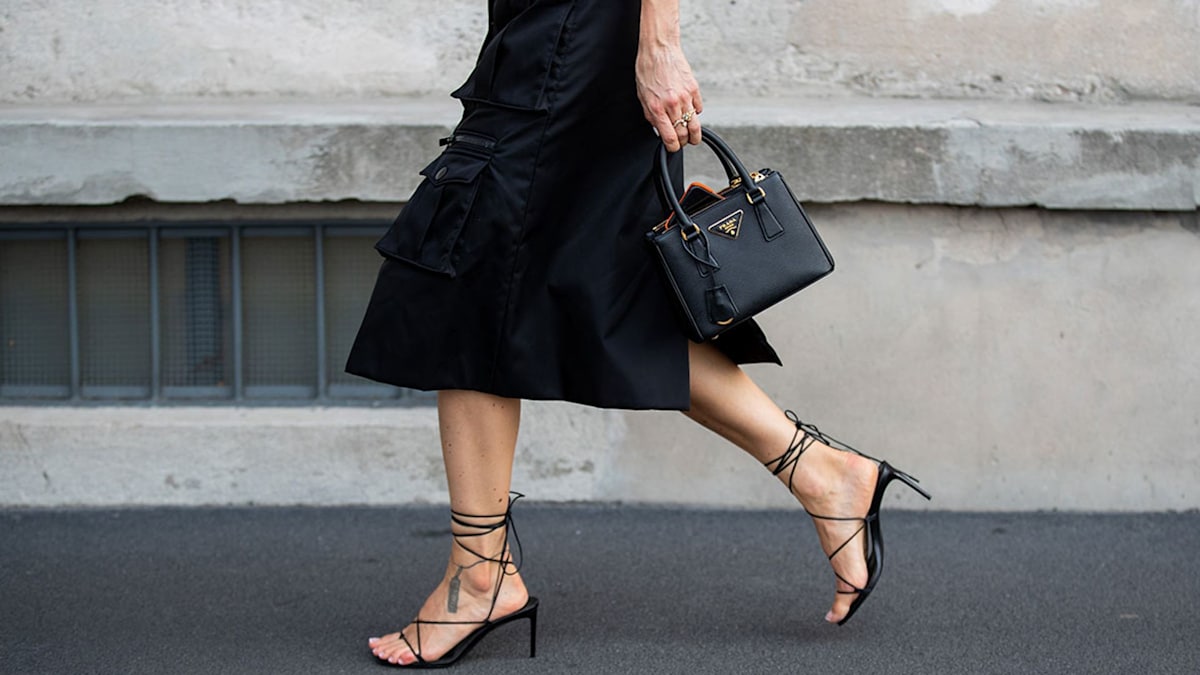 Strappy Sandals - Strappy Heels - Black Lace Up Heels - Lace Up