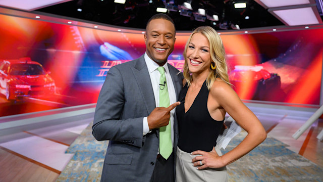 Craig Melvin and wife Lindsay Czarniak