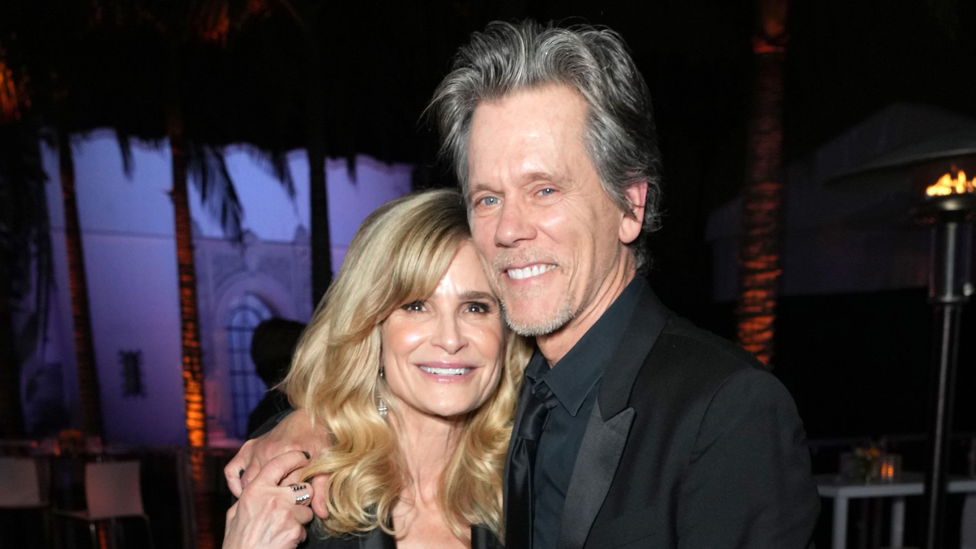 Kyra Sedgwick and Kevin Bacon attend the 2023 Vanity Fair Oscar Party Hosted By Radhika Jones at Wallis Annenberg Center for the Performing Arts on March 12, 2023 in Beverly Hills, California