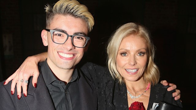 Kelly Ripa with her son Michael Consuelos 