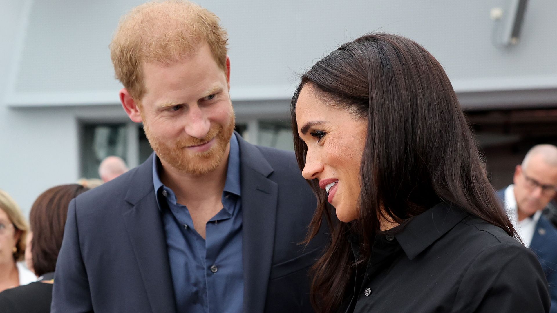 Prince Harry and Meghan Markle at the Friends and family dinner at the Invictus games