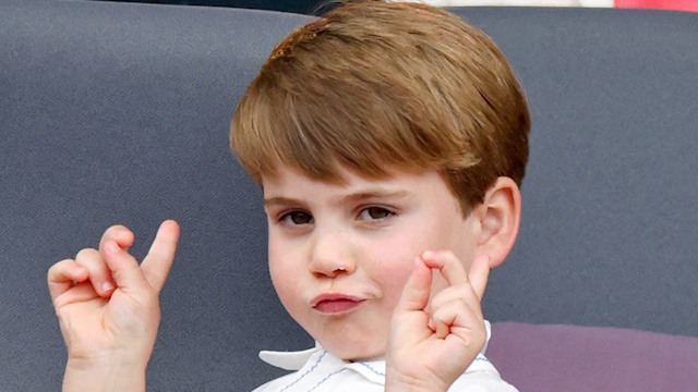 Prince Louis of Cambridge attends the Platinum Pageant 