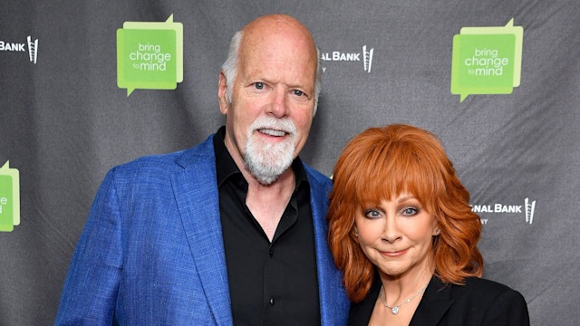 Rex Linn and Reba McEntire attend Revels & Revelations 11 hosted by Bring Change To Mind in support of teen mental health at City Winery on October 09, 2023 in New York City