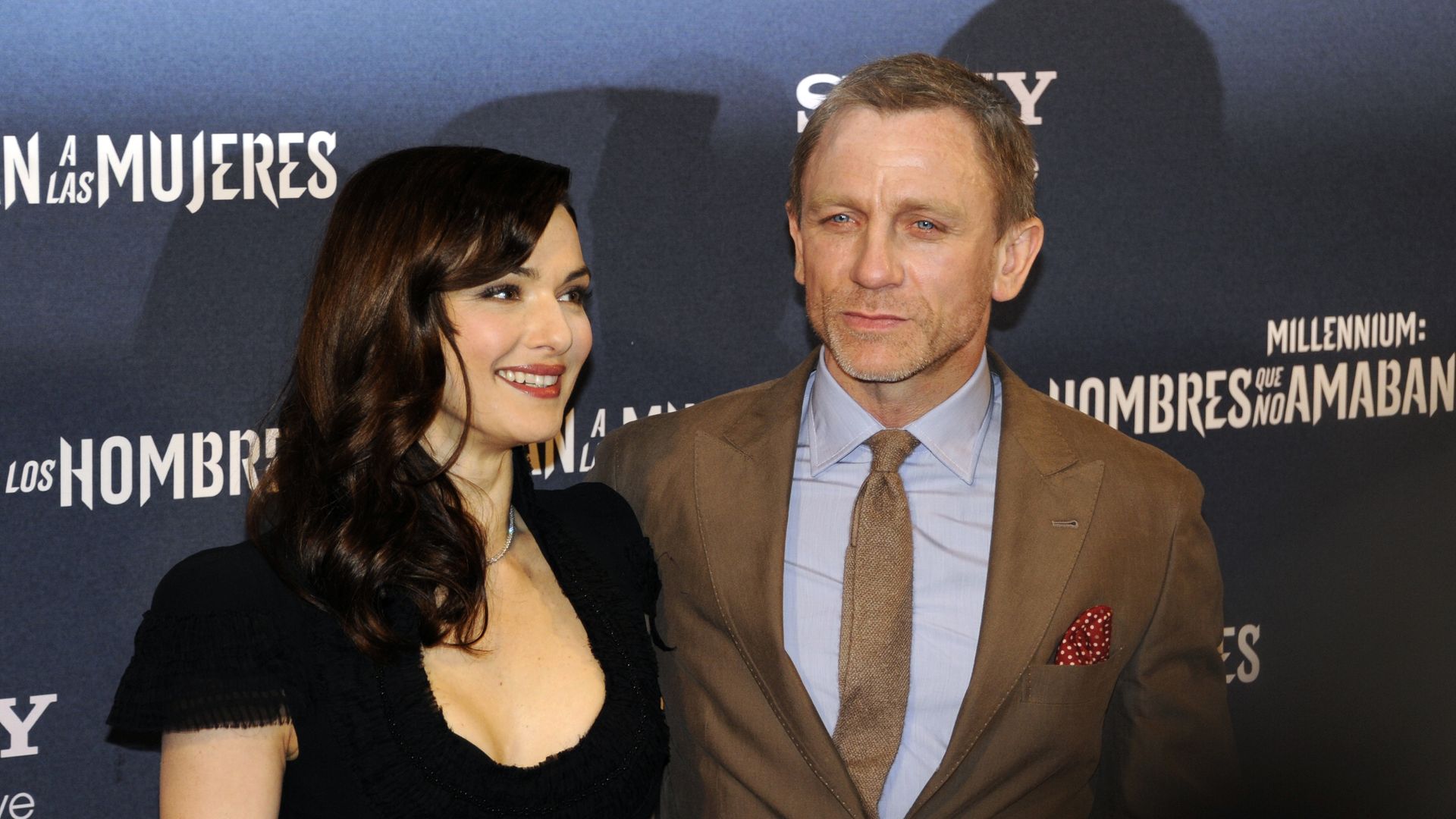 Rachel Weisz and Daniel Craig at the premiere of The Girl with the Dragon Tattoo in 2011