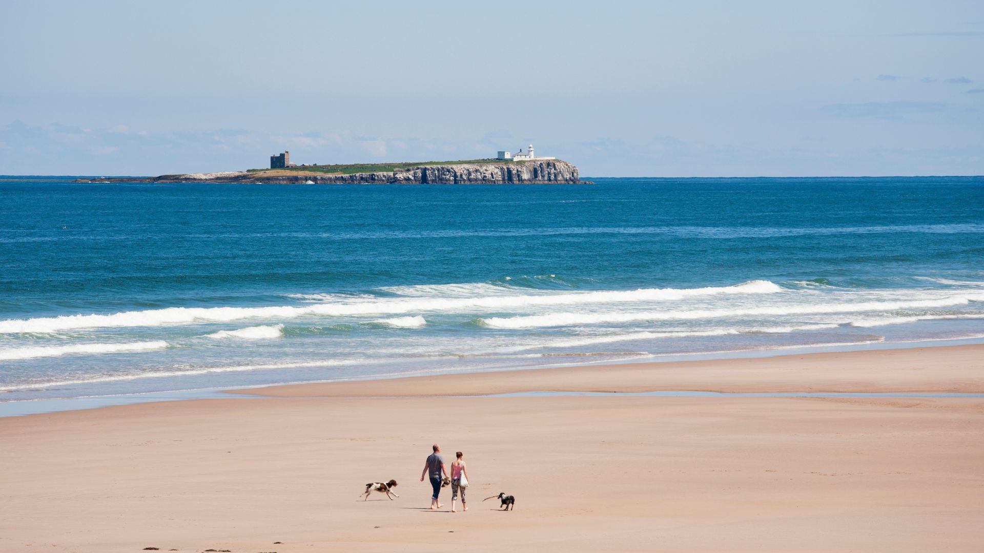 View along the beach, Bamburgh