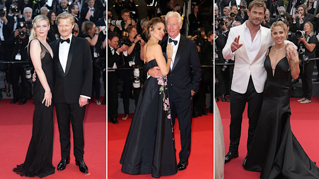 kirsten dunst, jesse plemons, alejandra silva, richard gere, chris hemsworth, elsa pataky on red carpet