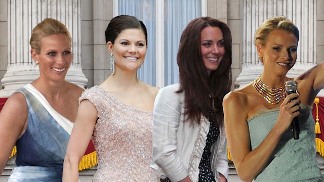 Zara Tindall, Crown Princess Victoria, Kate Middleton and Princess Charlene