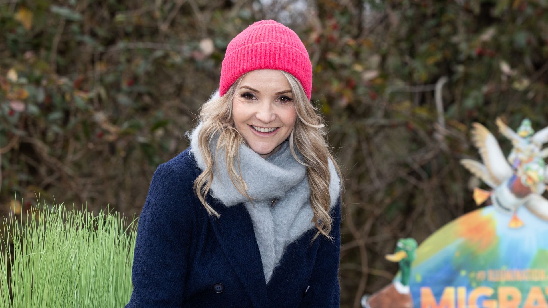 Helen Skelton opened new trail and duck pond at Walthamstow Wetlands