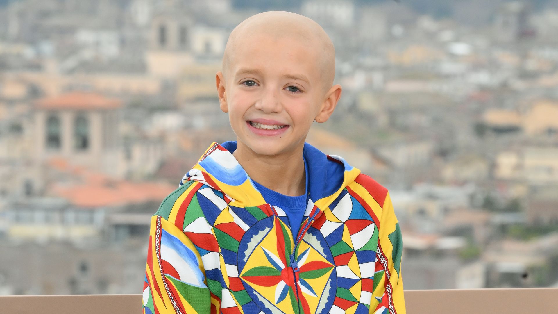 British actor Dexter Sol Ansell during the launch photocall of the HBO MAX platform in Italy at the De La Ville hotel