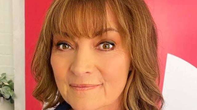 Lorraine Kelly wearing Denim Dress