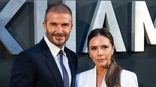 David Beckham and Victoria Beckham attend the Netflix 'Beckham' UK Premiere at The Curzon Mayfair on October 03, 2023 in London, England