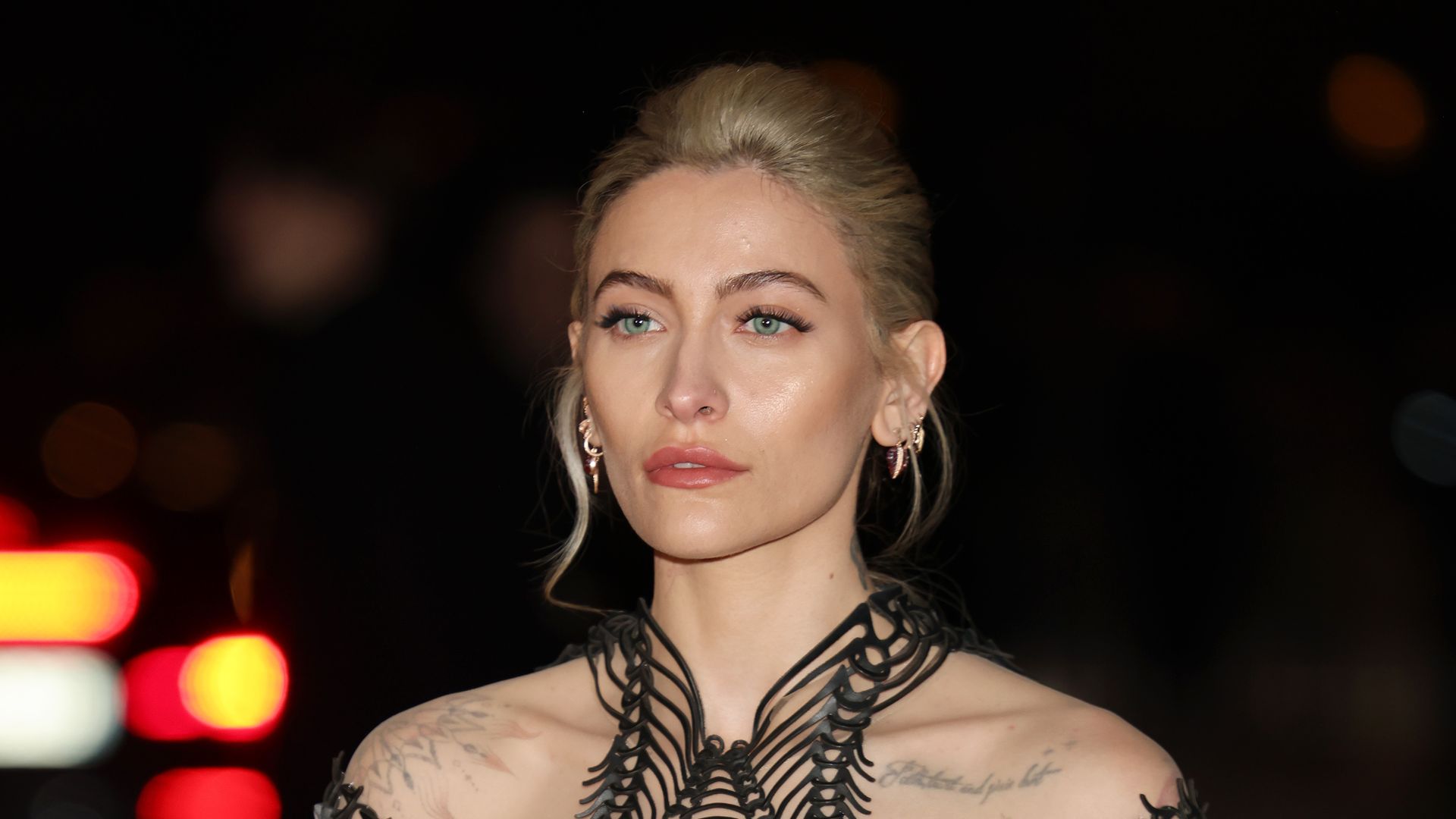 Paris Jackson dons completely sheer dress as she turns heads during Paris Fashion Week