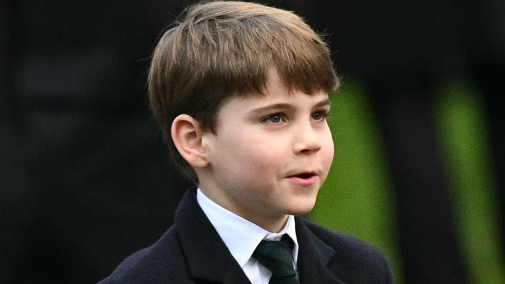 A close-up photo of prince Louis