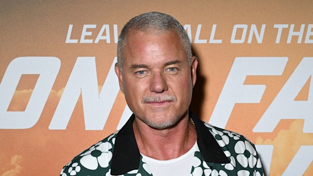 Eric Dane in floral shirt