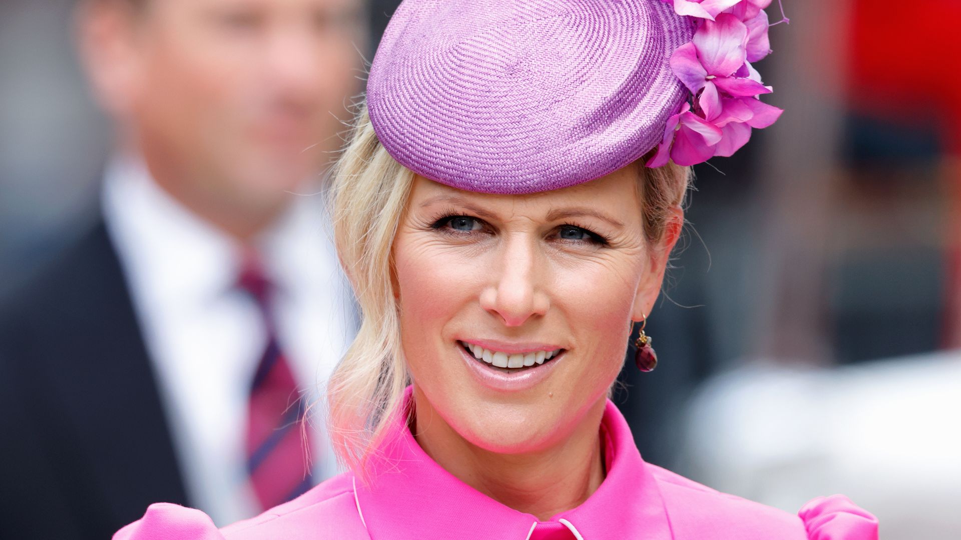 Zara Tindall oozes elegance in romantic dress and fantastical headpiece