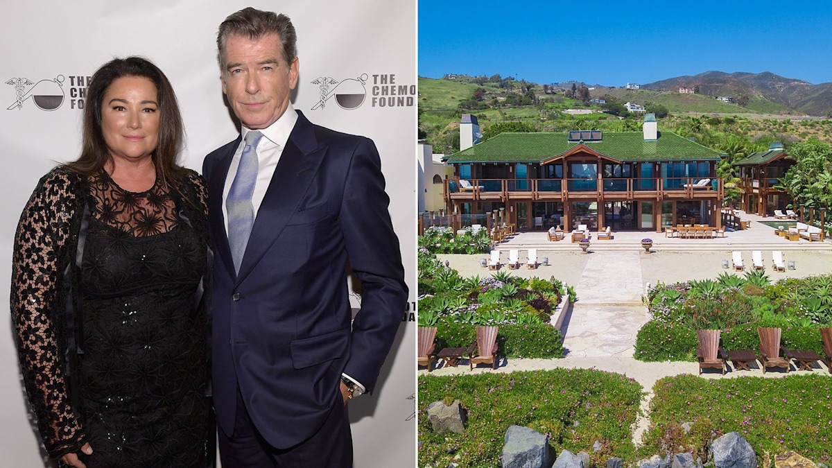 Pierce Brosnan's palatial 100m Malibu home needs to be seen to be