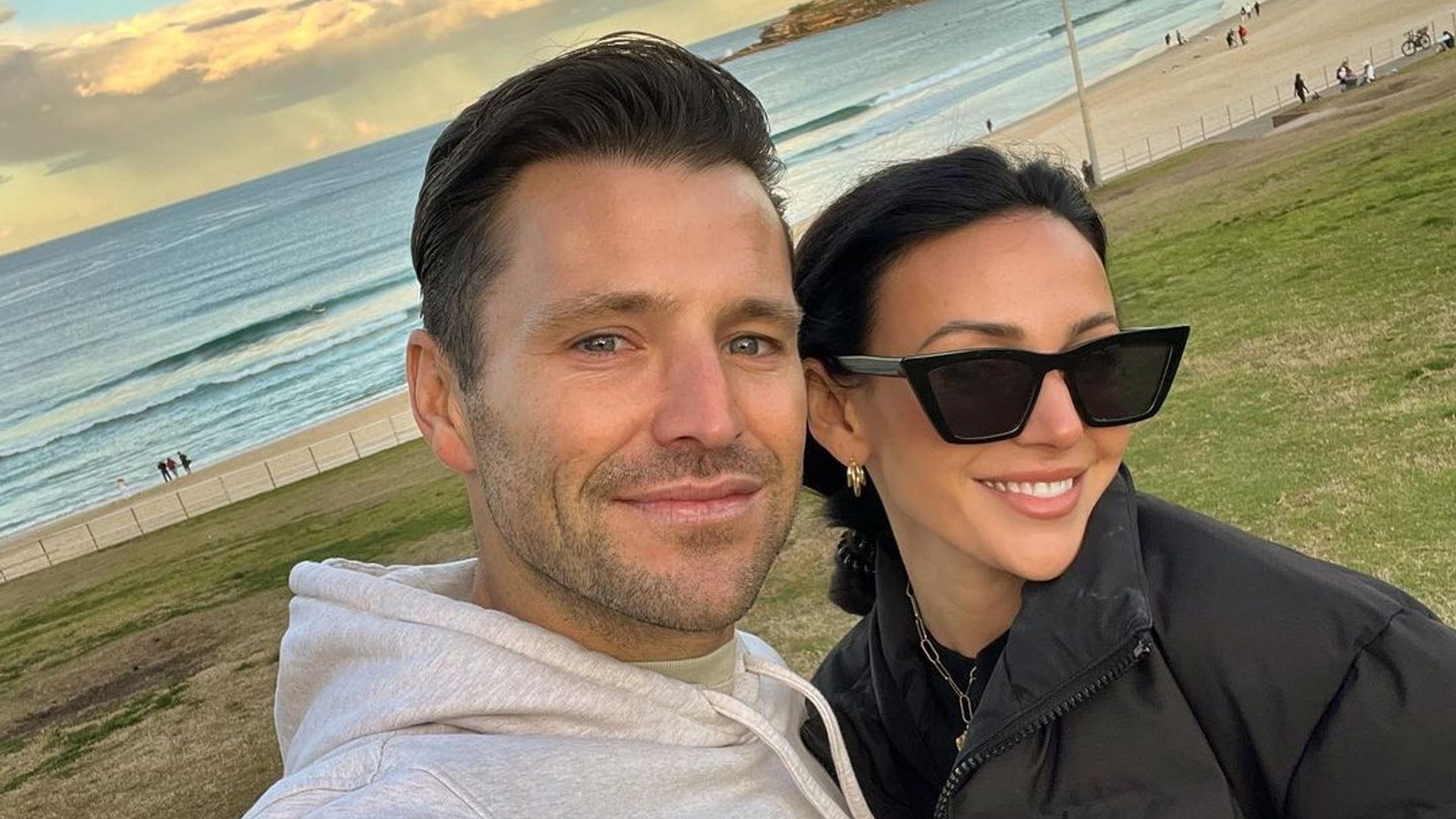 Mark shared this sweet selfie with wife Michelle during their time in Australia in 2022