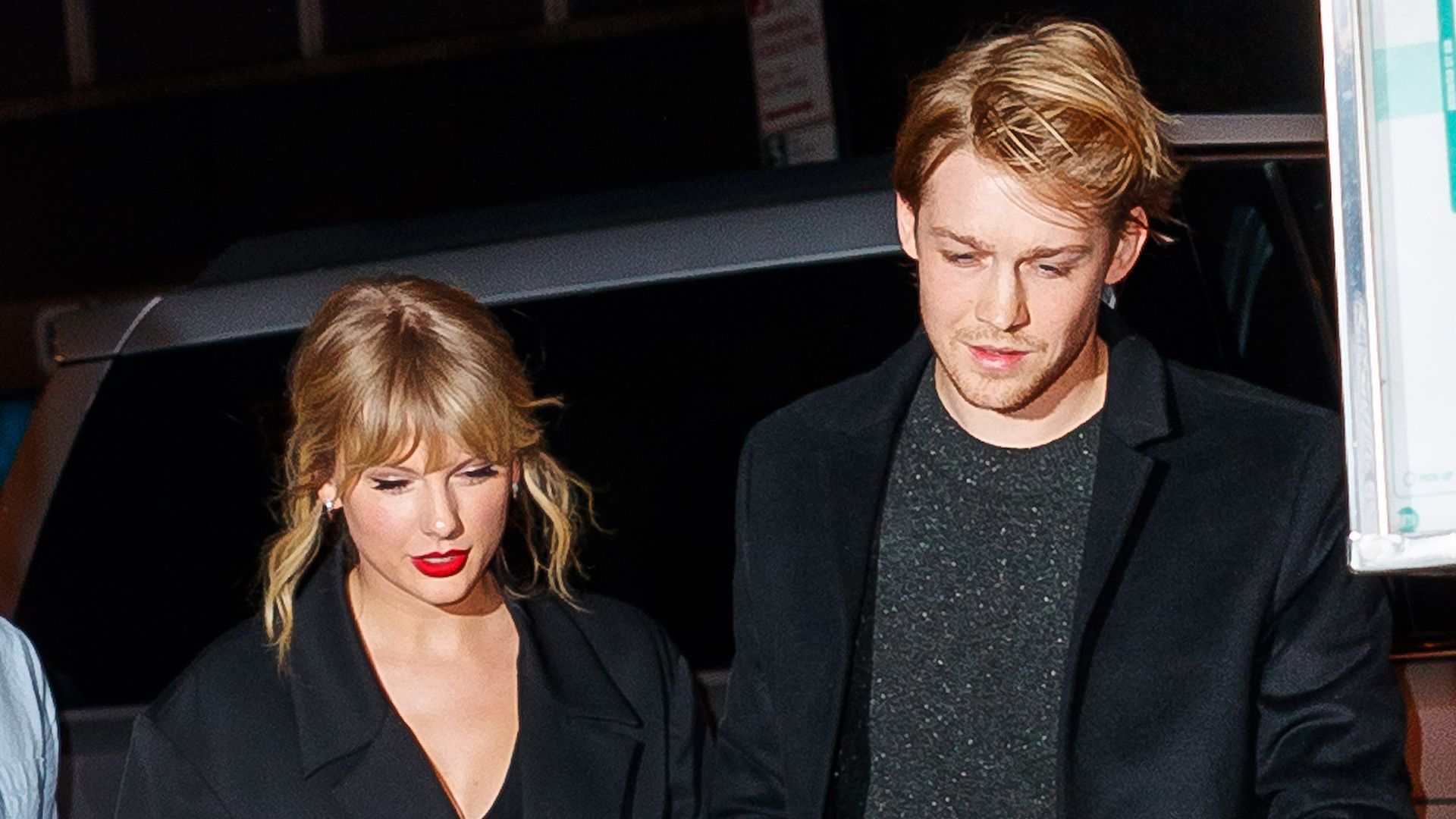 Taylor Swift and Joe Alwyn arrive at Zuma on October 06, 2019 in New York City