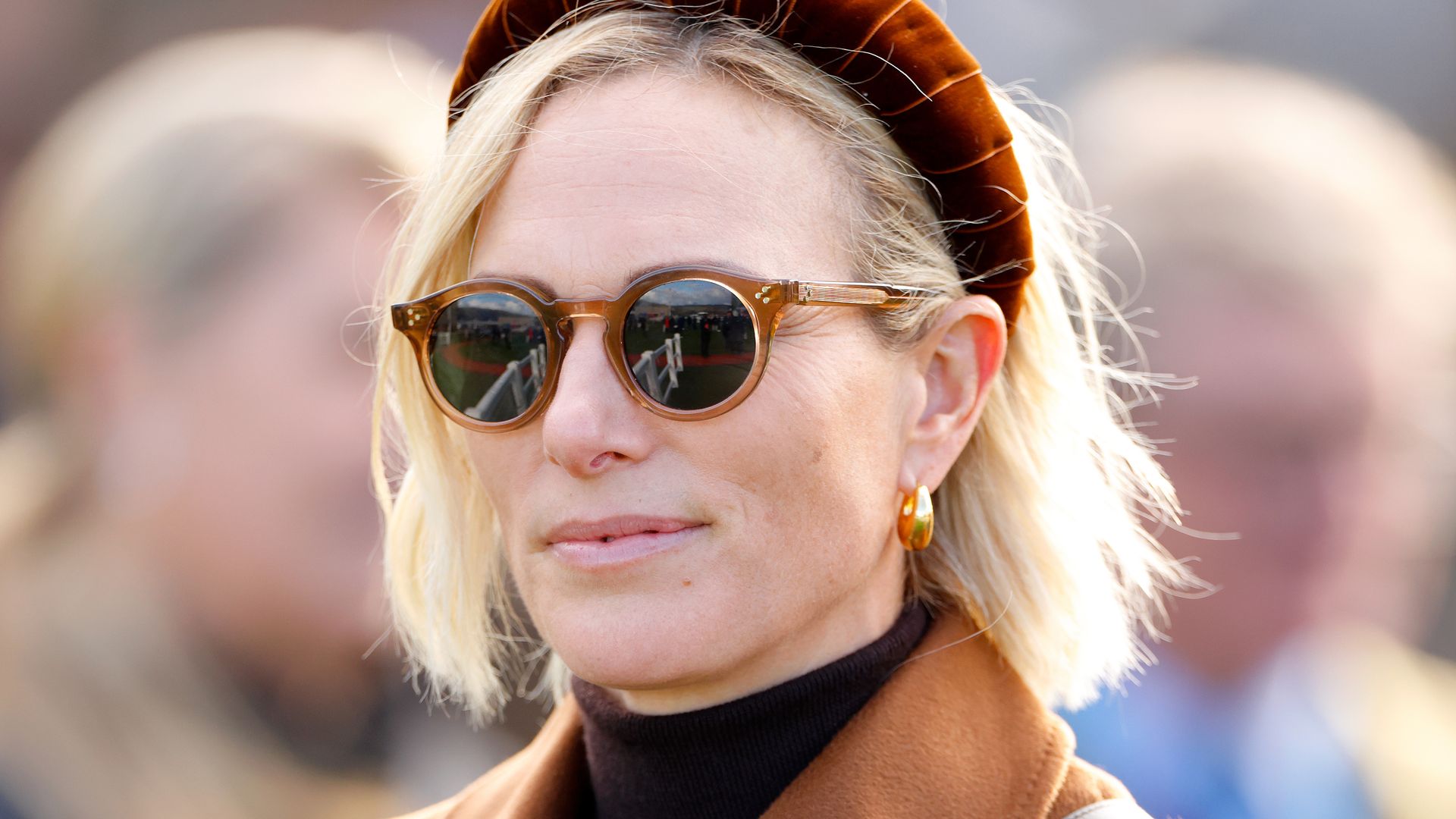 Zara Tindall Attends Cheltenham Races