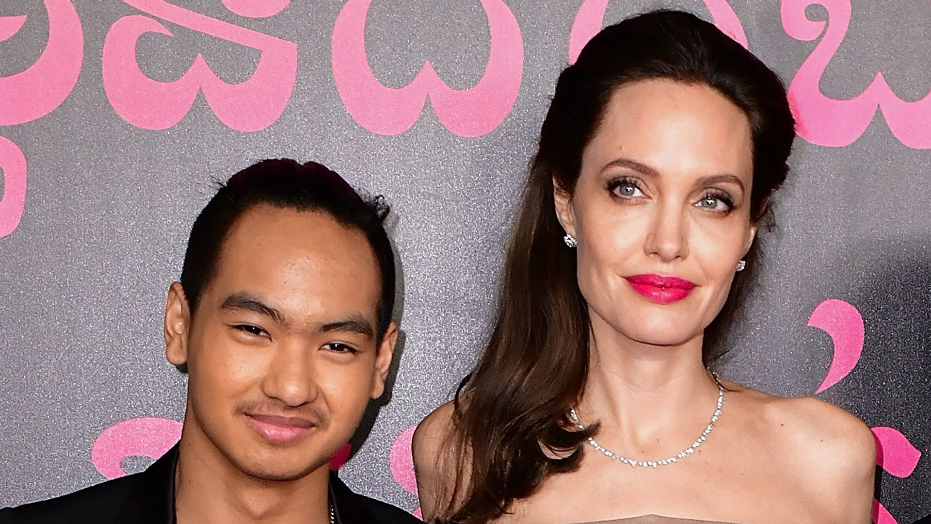Angelina Jolie and her son Maddox in 2017