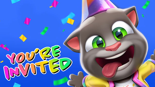 My Talking Tom 2 Birthday Header